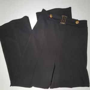 Black pants with belt 41